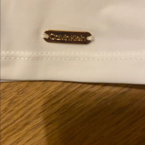 BNWT Calvin Klein soft white blouse women size XL - Picture 3 of 7